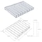 Azar Displays Clear 8 Compartment Divider Bin Cosmetic Tray with Pushers - 8 Slots per Tray, 2-Pack 225830-8COMP-CLR-2PK - alternate 2